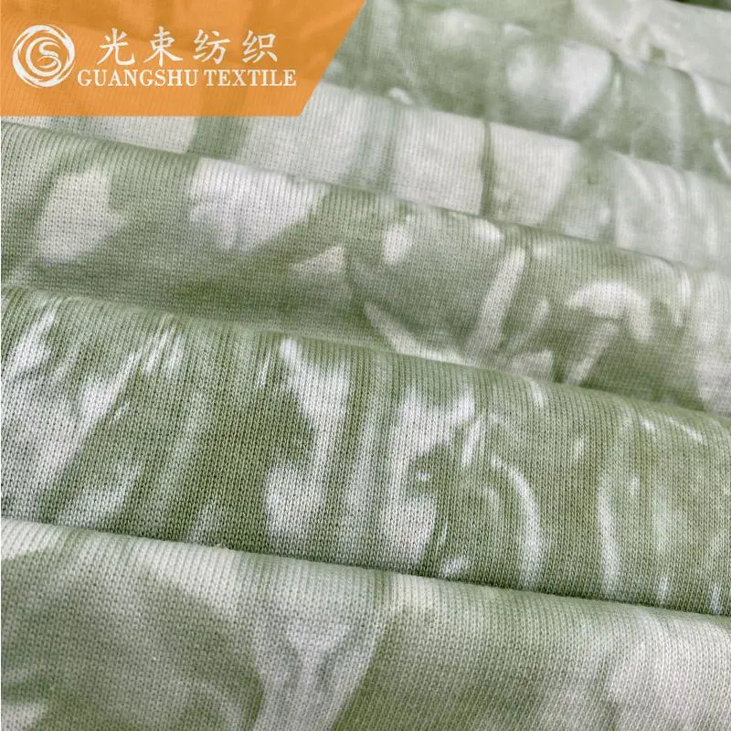 Fashion Design 100% Cotton Gufa Tie Dyeing Terry Fabric for Hoodies