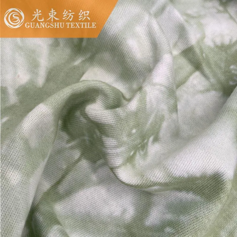 Fashion Design 100% Cotton Gufa Tie Dyeing Terry Fabric for Hoodies