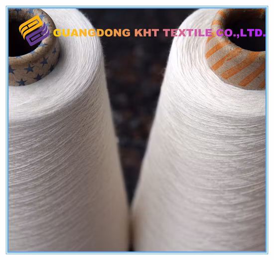 100% Coton Compact Peigné Années 40 50 60 80 Textile Tricot &Tissage Fil Gris Blanc Brut